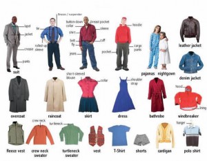 parts of clothing